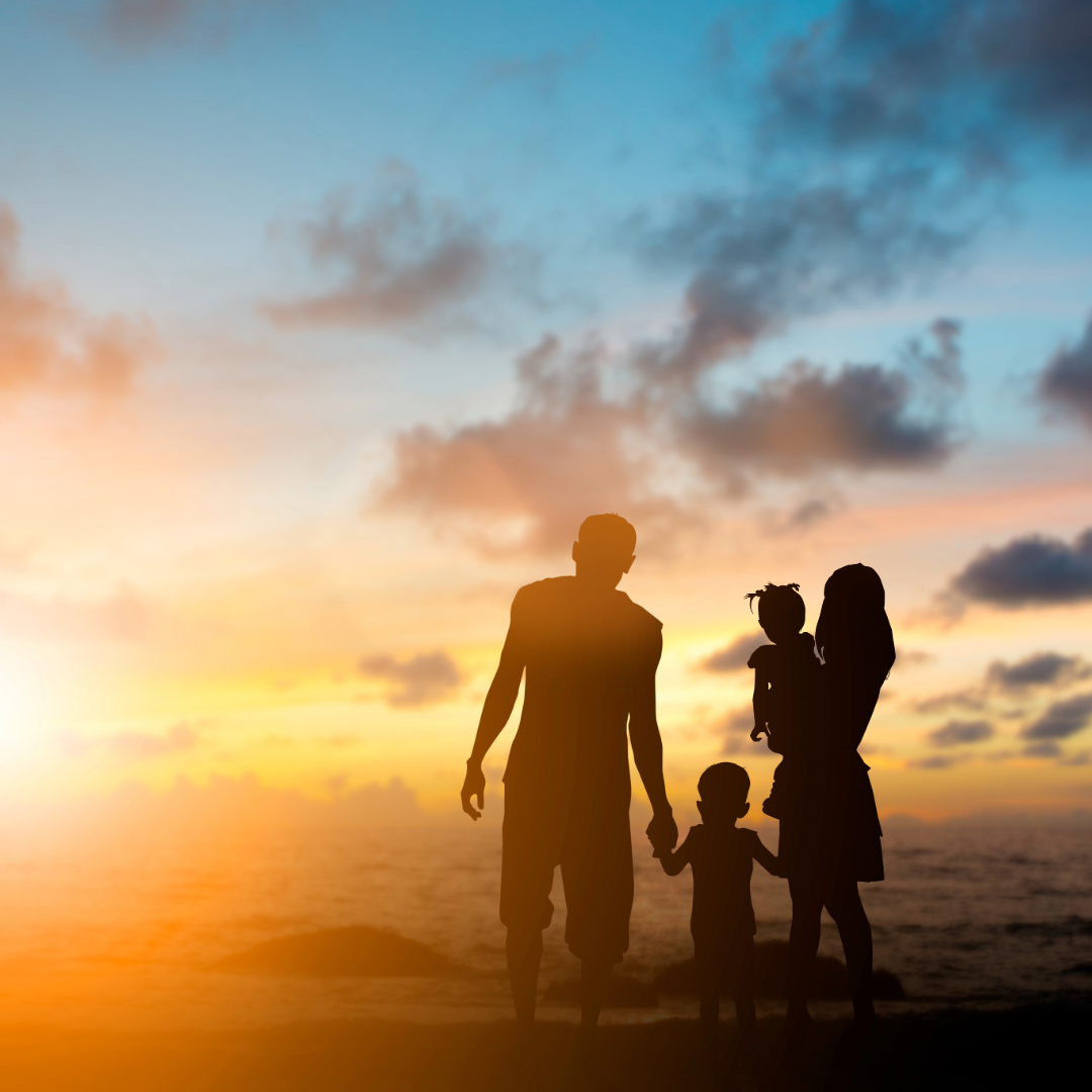 Família representando acolhimento, recomeço e oportunidades no Projeto Vida